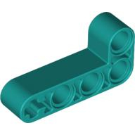Lego rameno tvar L 2x4 , tmavě tyrkysová (4121614)